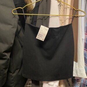 H&M Black Mini Skirt